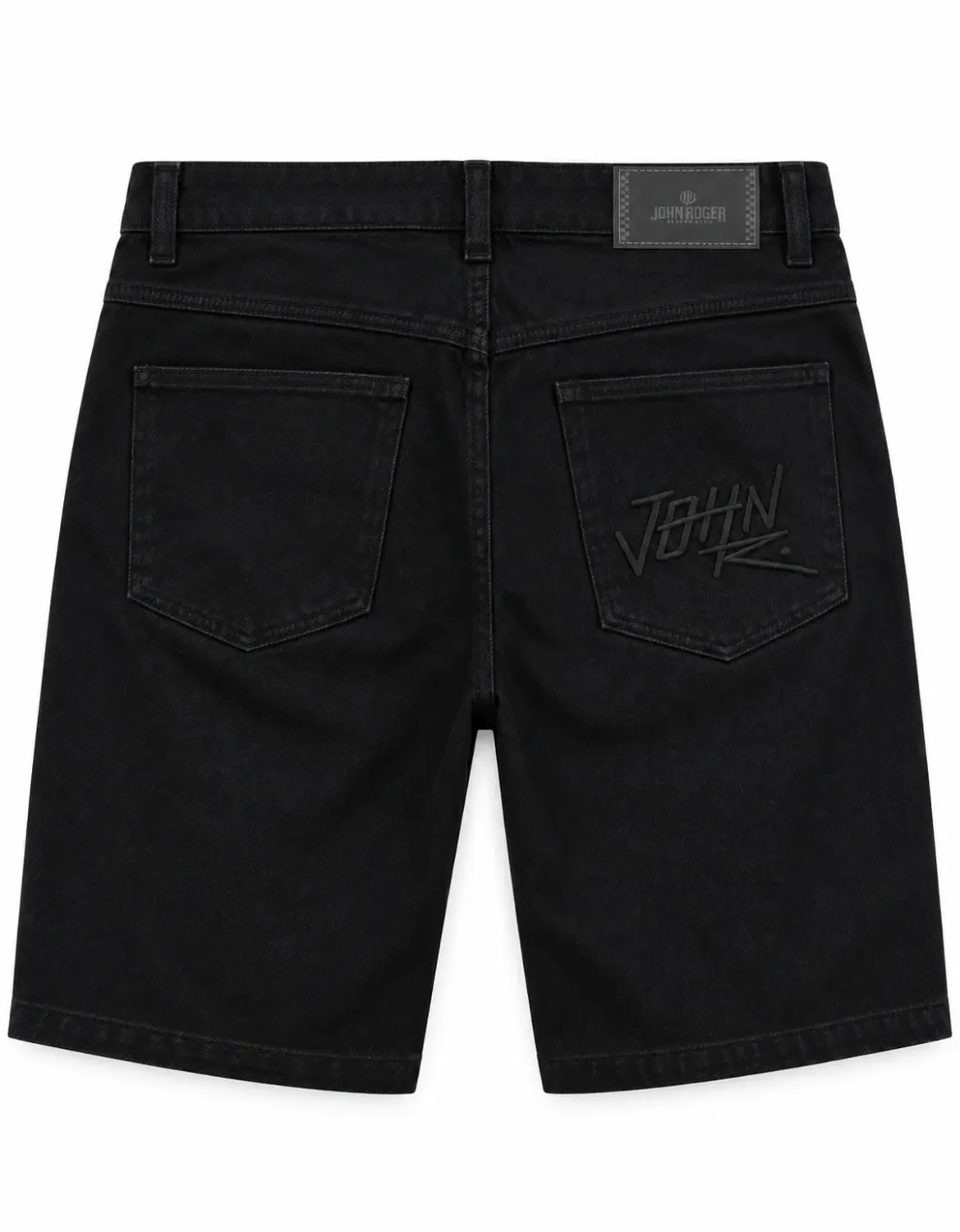 BERMUDA SARJA COZ 5 POCKETS JOHN ROGER - PRETO