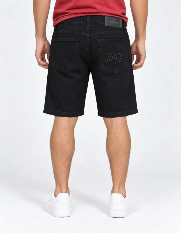 BERMUDA SARJA COZ 5 POCKETS JOHN ROGER - PRETO