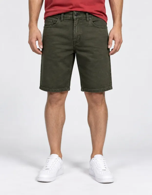 BERMUDA SARJA COZ 5 POCKETS JOHN ROGER - VERDE MILITAR