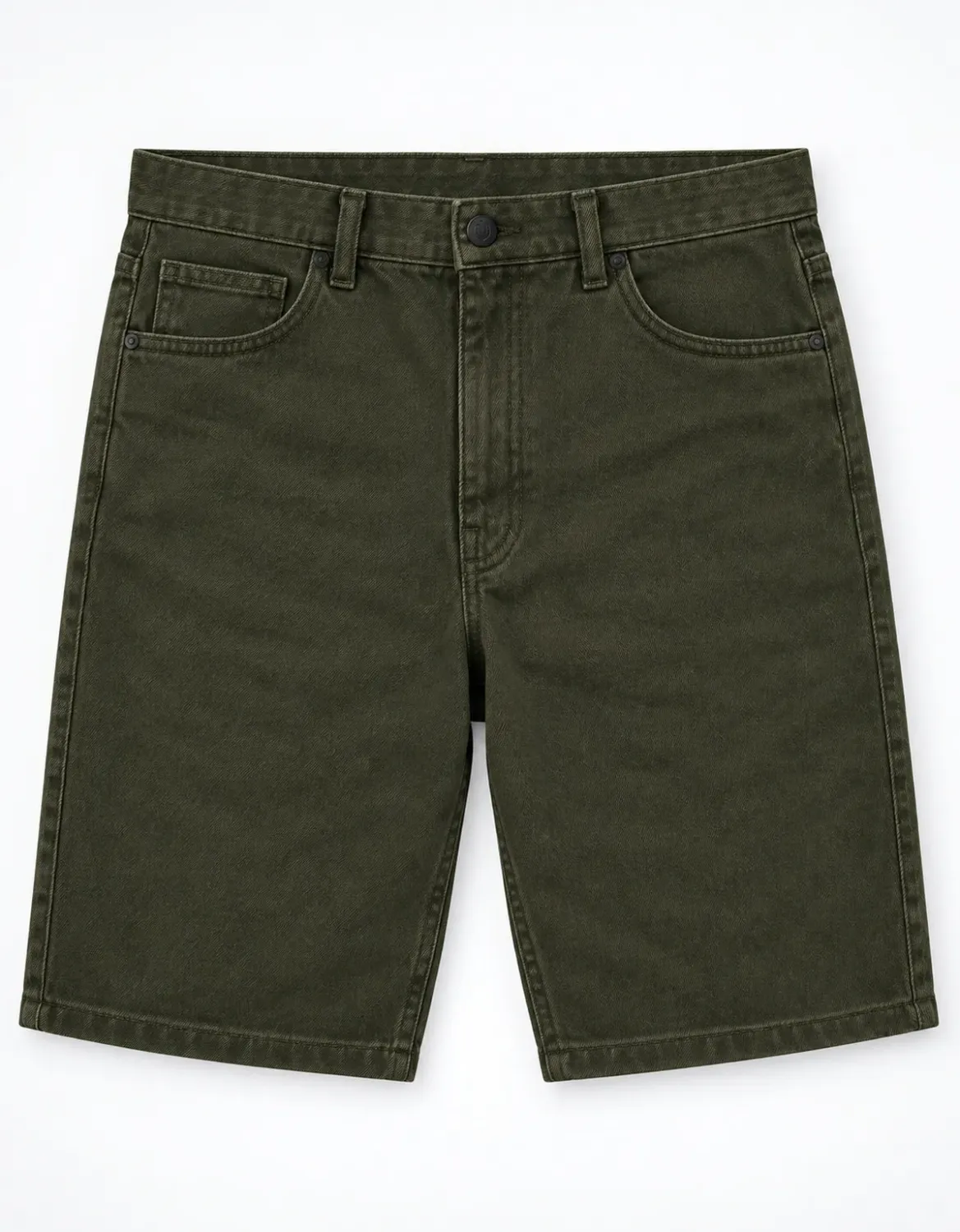 BERMUDA SARJA COZ 5 POCKETS JOHN ROGER - VERDE MILITAR