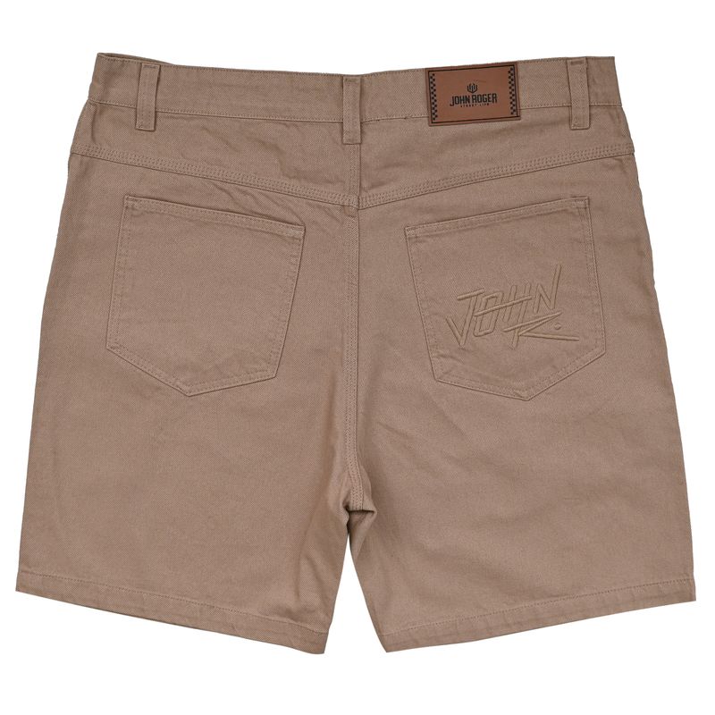 BERMUDA SARJA COZ 5 POCKETS JOHN ROGER - AREIA