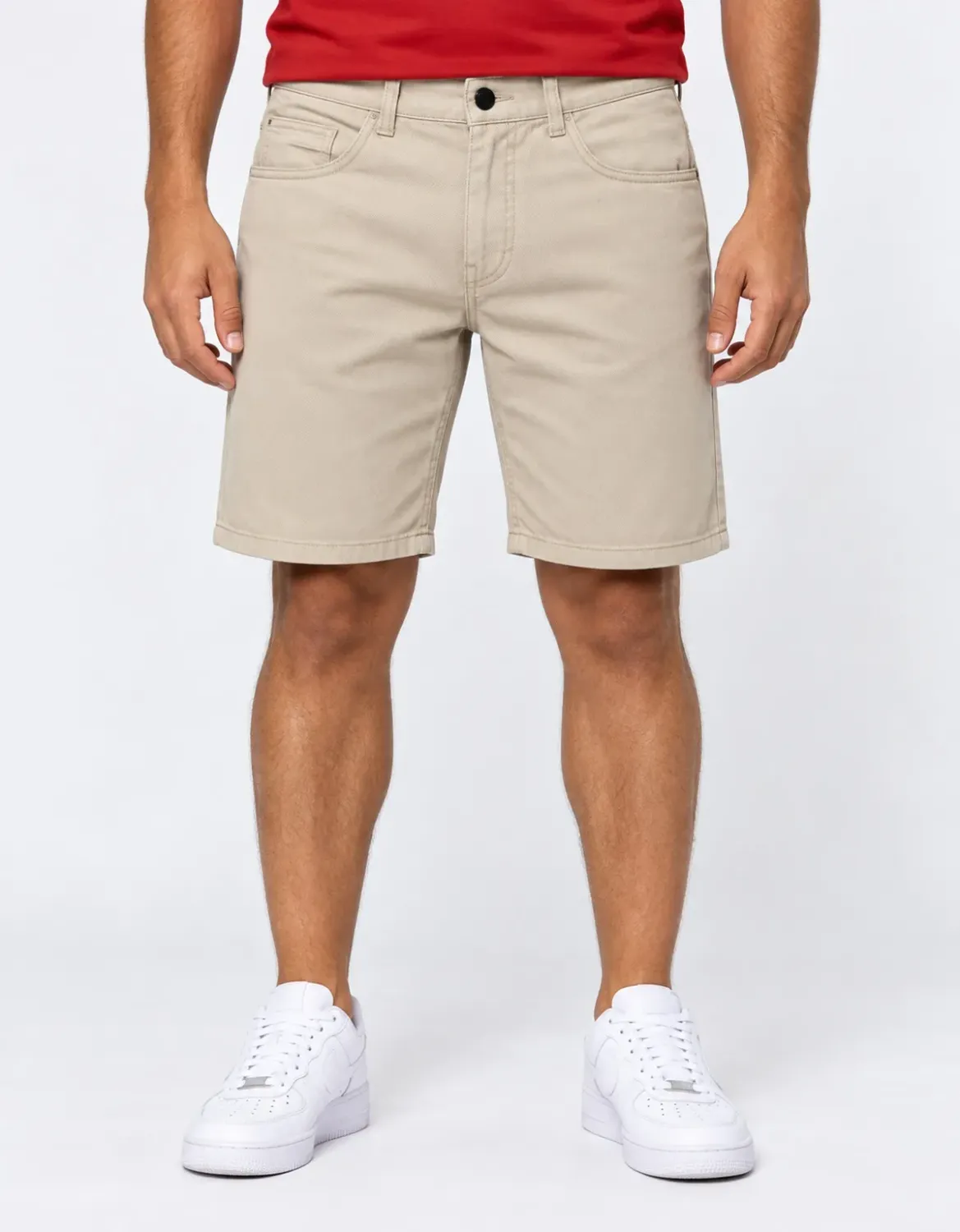 BERMUDA SARJA COZ 5 POCKETS JOHN ROGER - AREIA