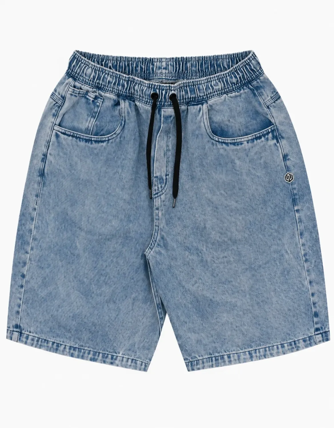 BERMUDA JEANS 5 POCKETS OVER ELASTICO JOHN ROGER - DELAVE MARMORE