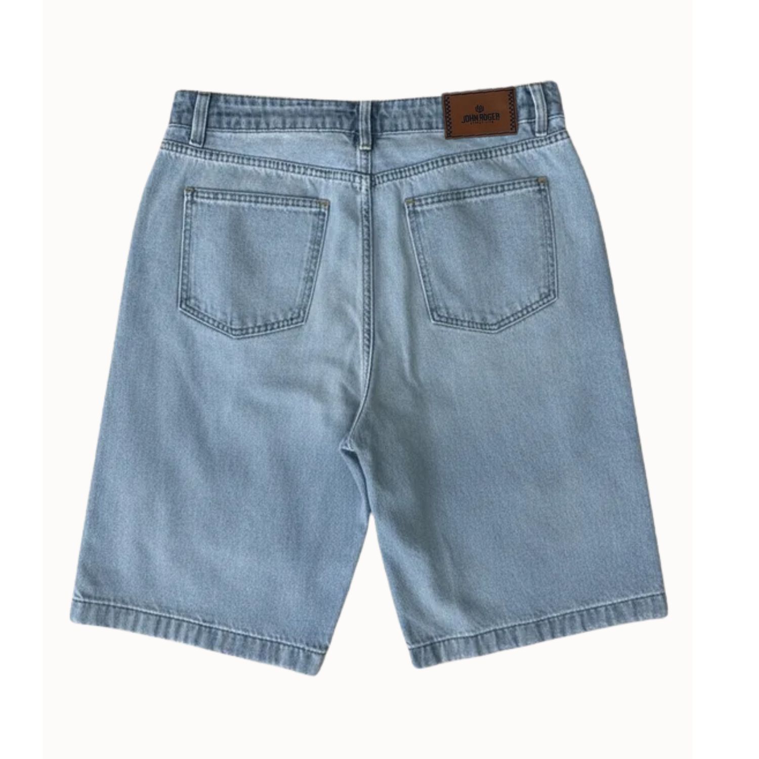 BERMUDA BAGGY COZ - JEANS CLARO