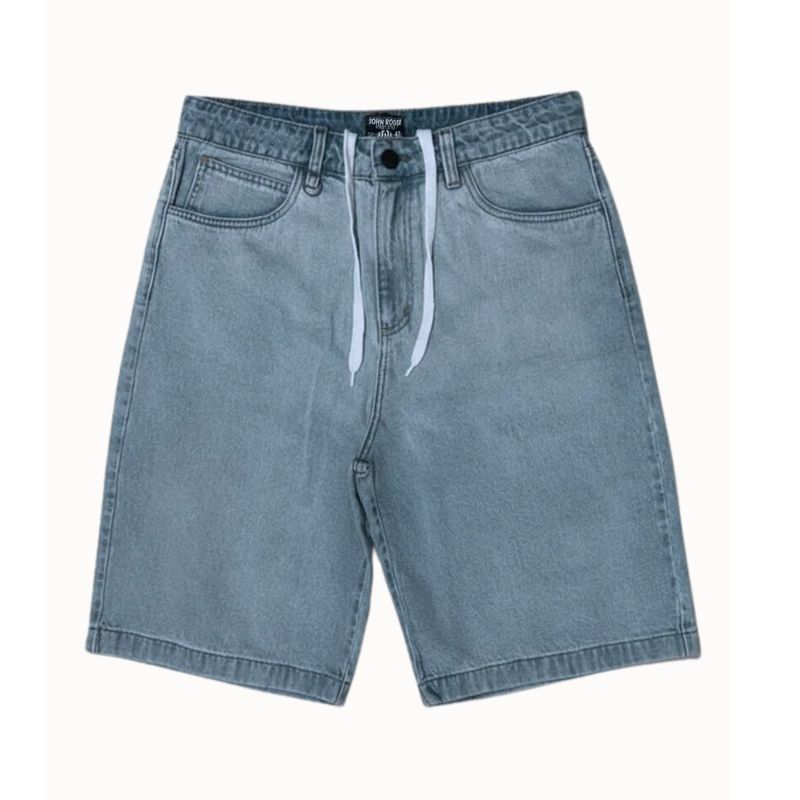 BERMUDA BAGGY COZ - JEANS CLARO