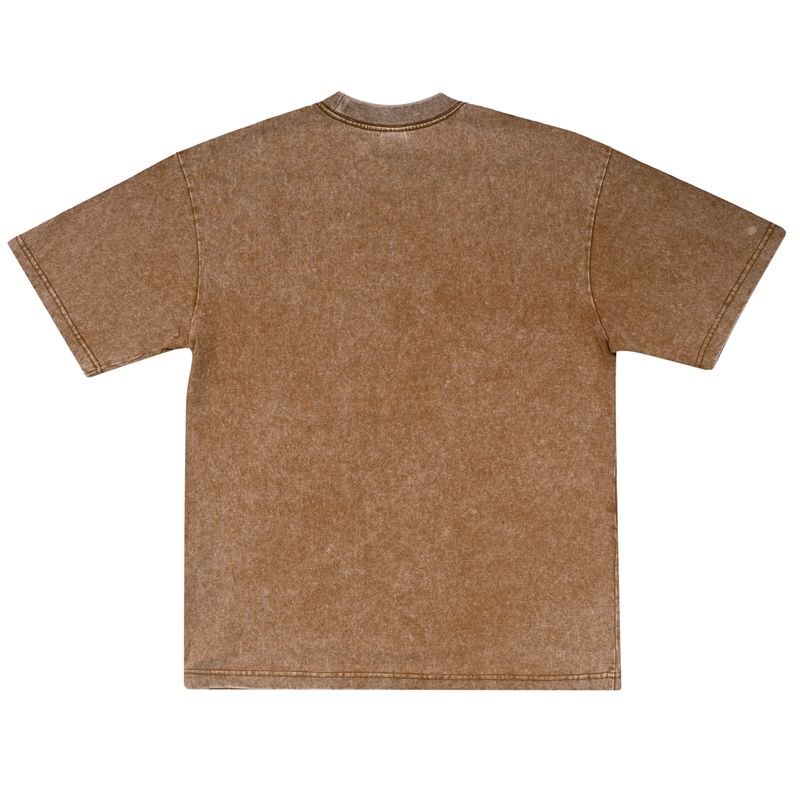 CAMISETA MARMORIZADA IMPORTADA - OCRE