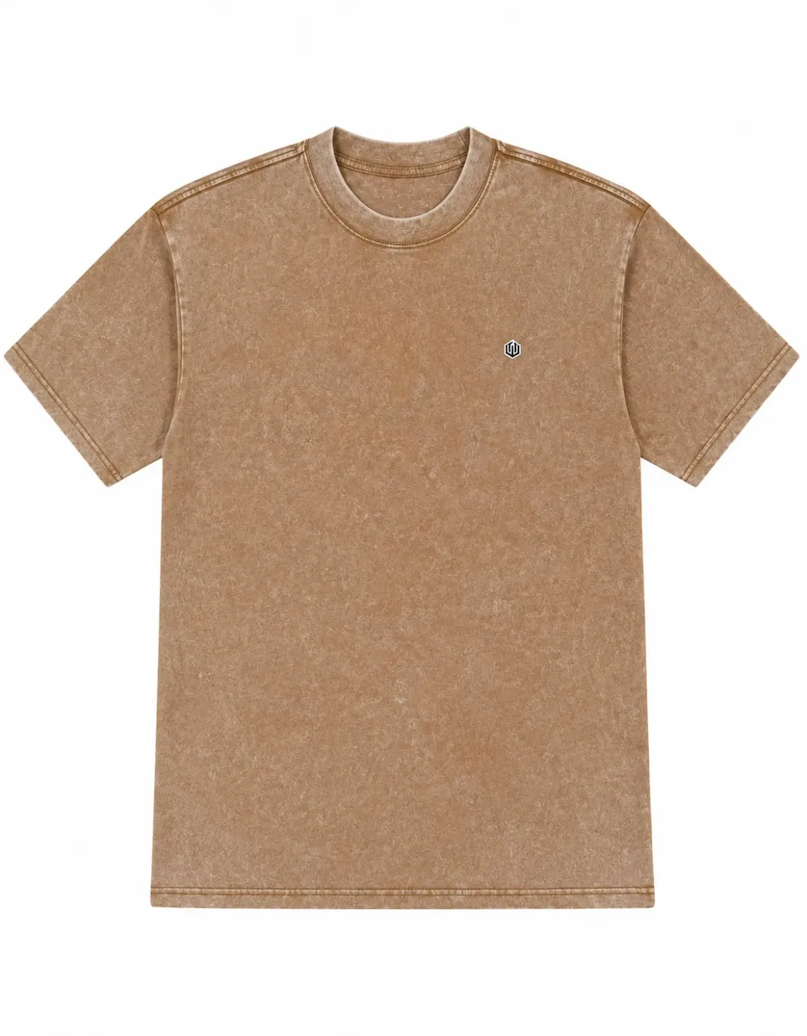 CAMISETA MARMORIZADA IMPORTADA - OCRE