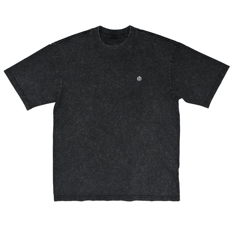 CAMISETA MARMORIZADA IMPORTADA - PRETO