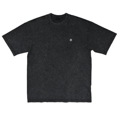 CAMISETA MARMORIZADA IMPORTADA - PRETO