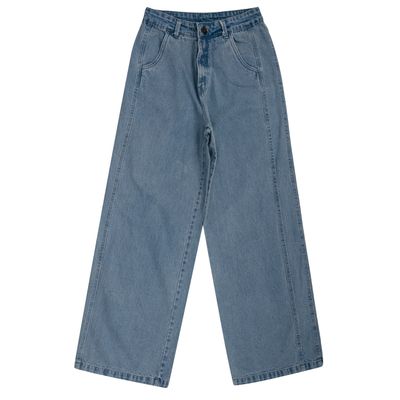 CALÇA FEMININA WIDE LEG JOHN ROGER - JEANS CLARO