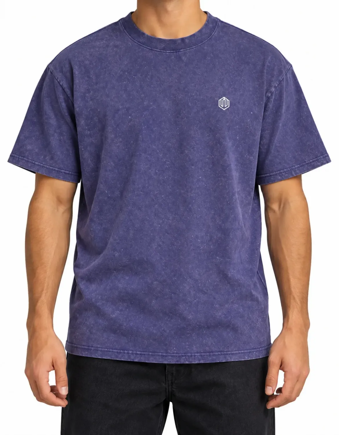 CAMISETA MARMORIZADA IMPORTADA - ROXO