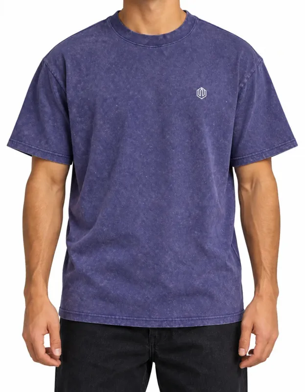 CAMISETA MARMORIZADA IMPORTADA - ROXO