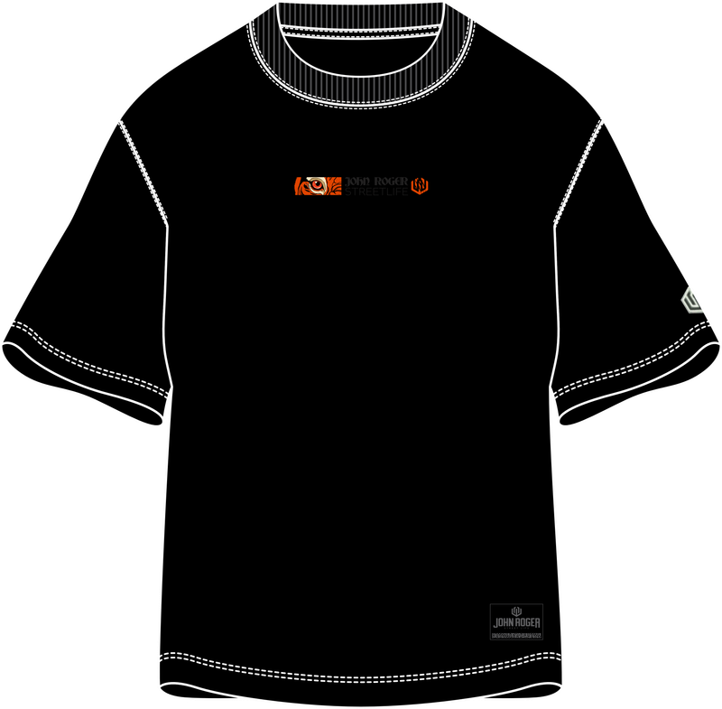 CAMISETA MALHÃO OVERSIZED TIGER - PRETO