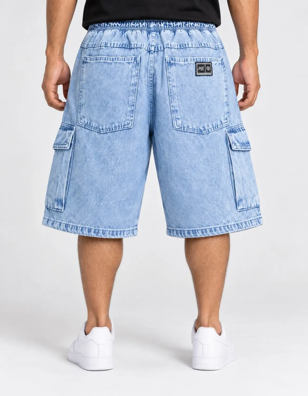 BERMUDA BAGGY CARGO JEANS JOHN ROGER - DELAVE MARMORE