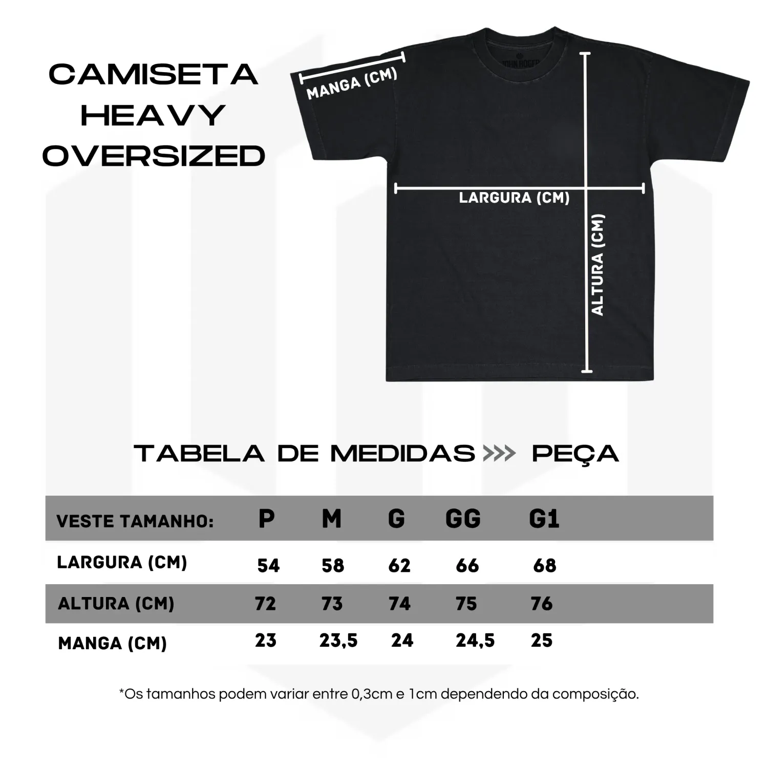 CAMISETA HEAVY OVERSIZED LAVADO JOHN ROGER LOGO OFICIAL - VERDE