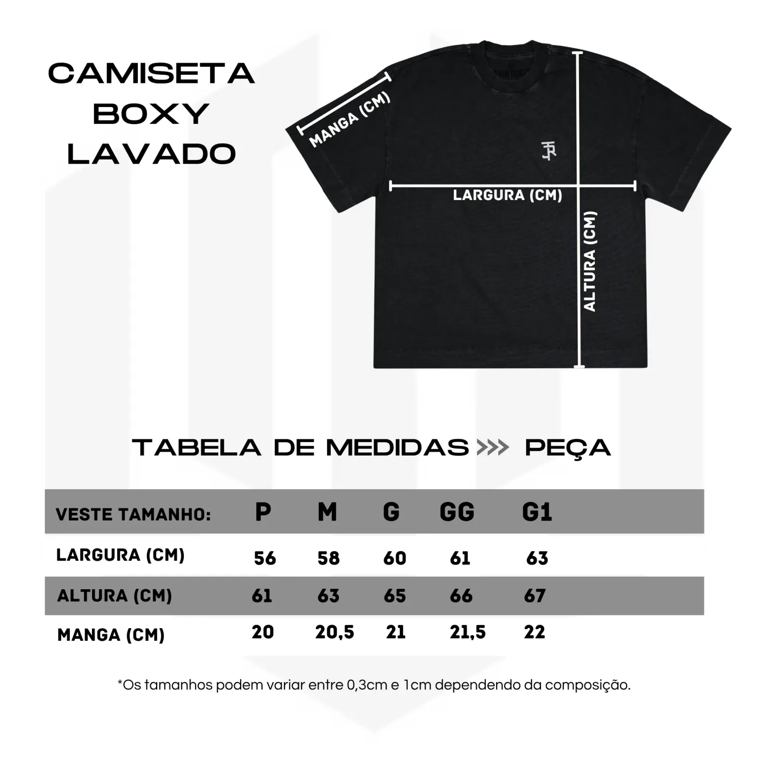 CAMISETA BOXY LAVADO JOHN ROGER SIGNATURE - OFF WHITE