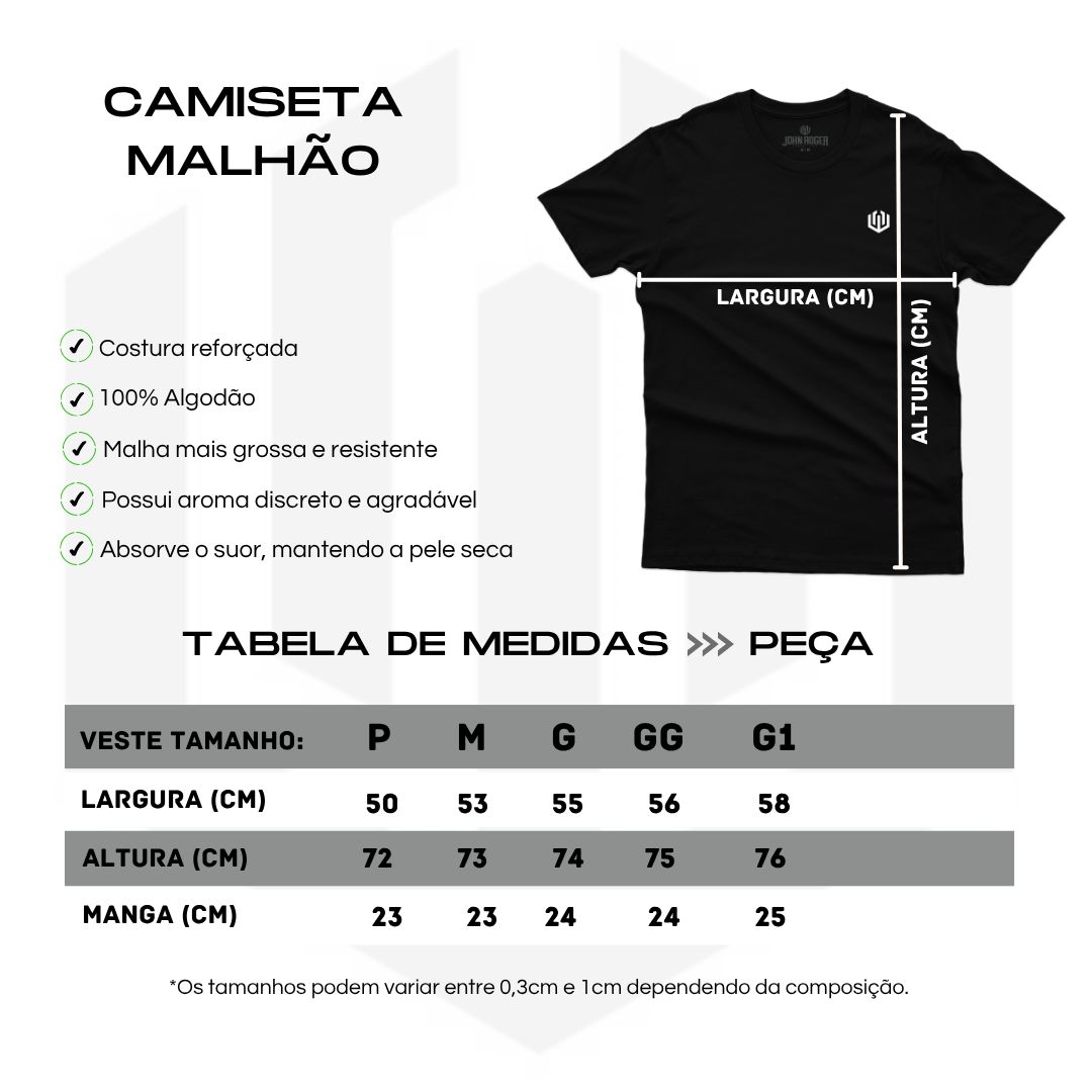 CAMISETA MALHÃO OVERSIZED LOGO JOHN ROGER - OFF WHITE