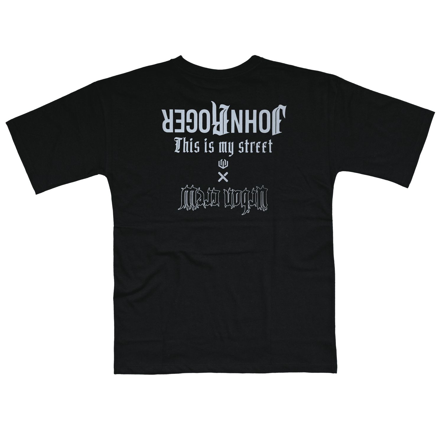 CAMISETA MALHÃO REGULAR MY STREET JOHN ROGER - PRETO