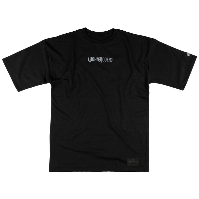 CAMISETA MALHÃO REGULAR MY STREET JOHN ROGER - PRETO