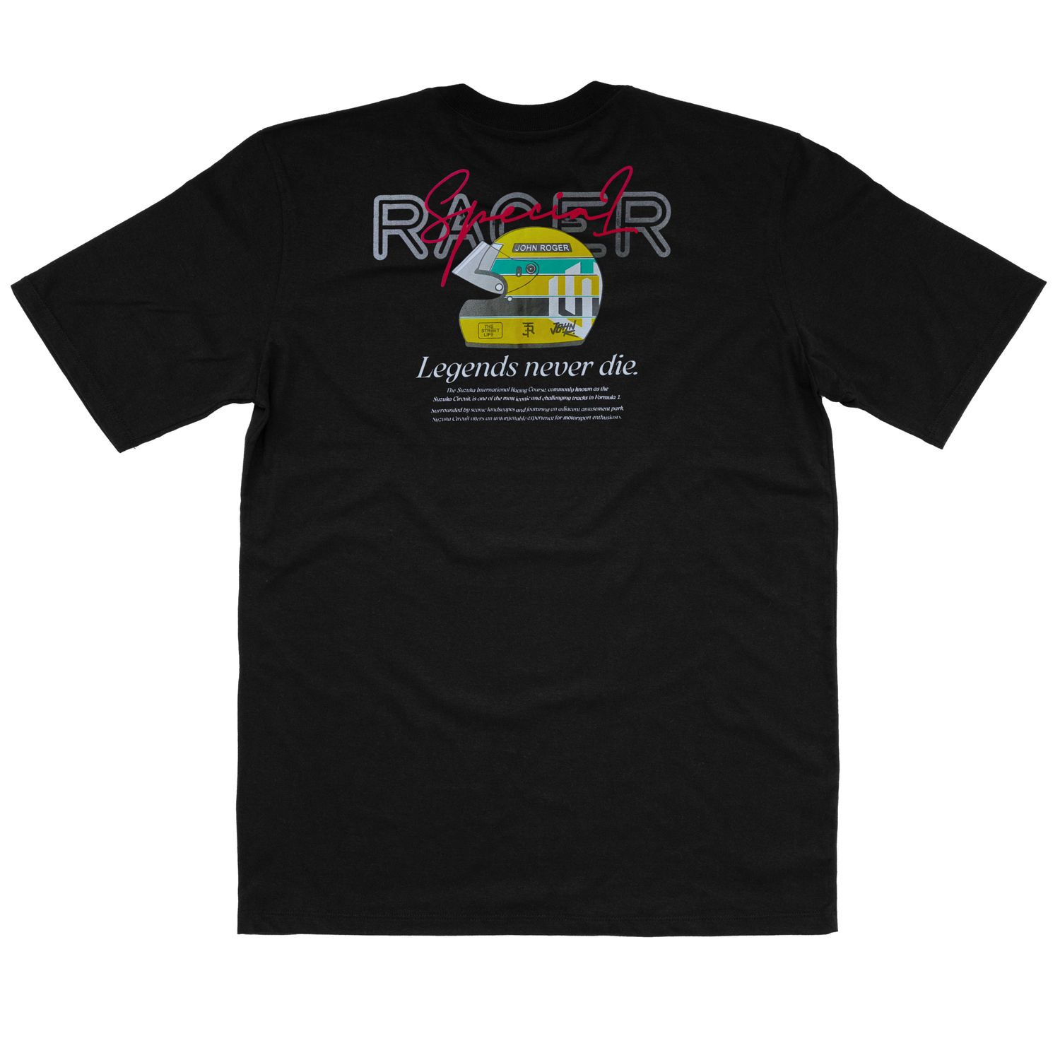 CAMISETA BASIC LIGHT SPECIAL RACER - PRETO