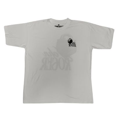 CAMISETA HEAVY OVERSIZED LAVADO JOHN ROGER PAD LOCK - OFF WHITE
