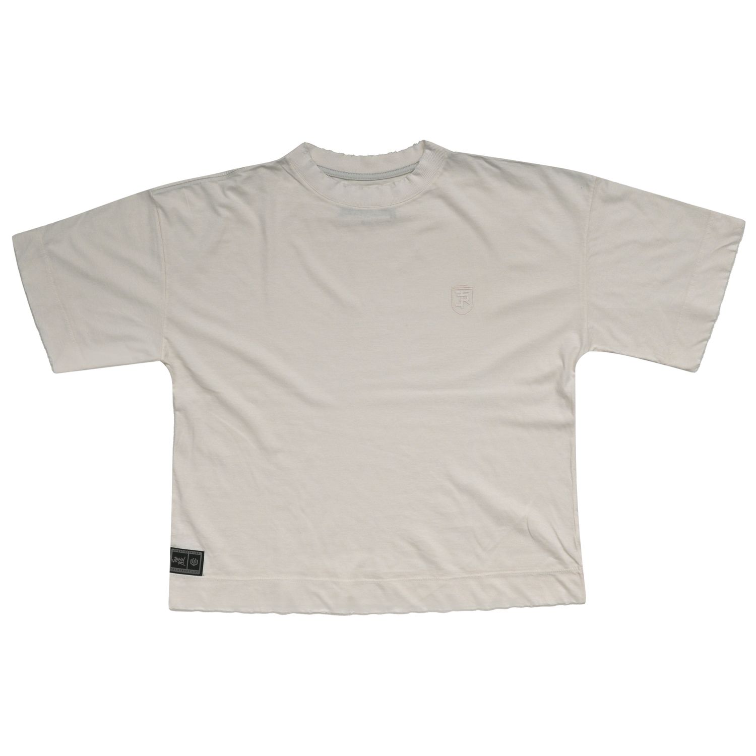 CAMISETA BOXY JOHN ROGER REVELO - OFF WHITE
