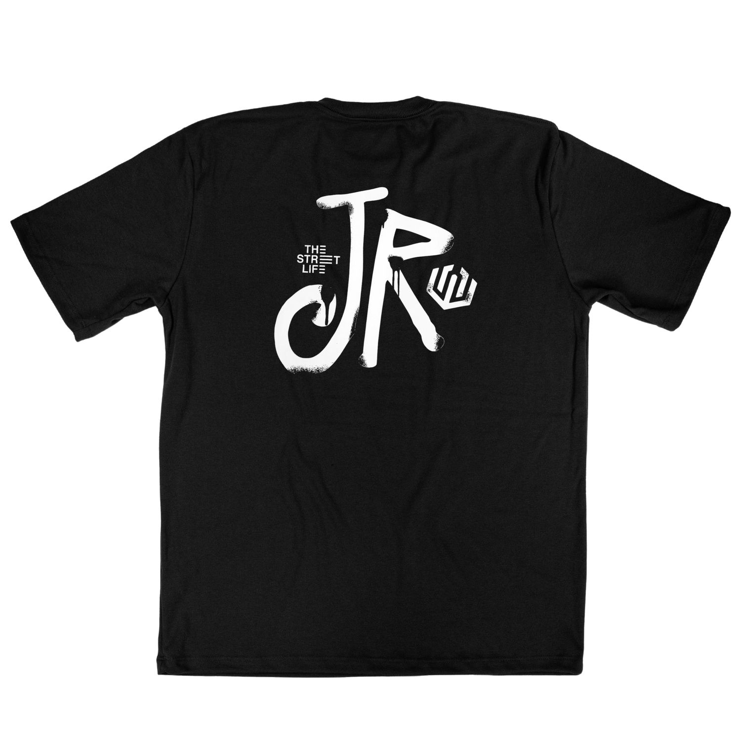 CAMISETA SUEDINE REGULAR SPRAY II - PRETO