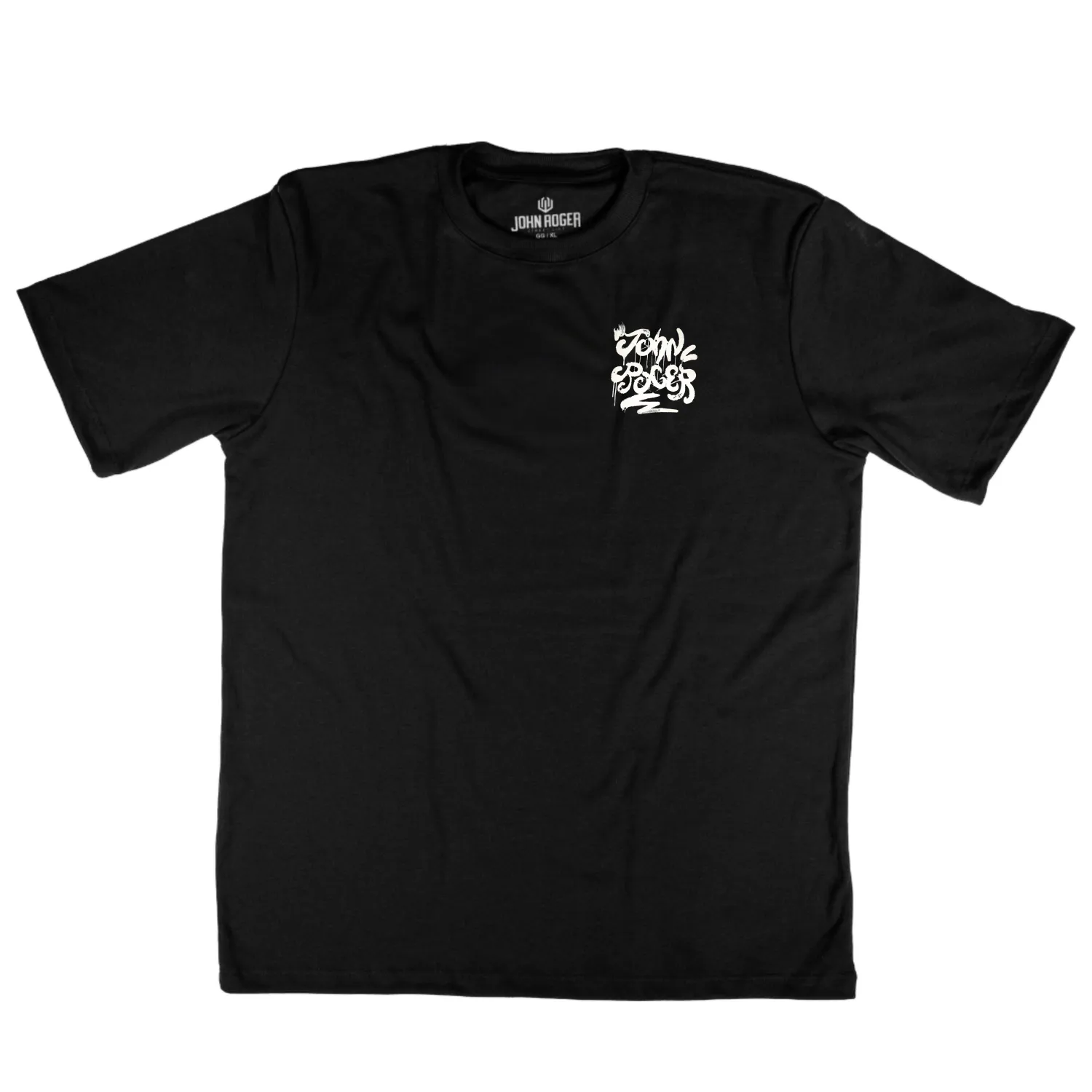 CAMISETA SUEDINE REGULAR SPRAY - PRETO