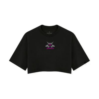 CROPPED OVERSIZED BUTTERFLY JOHN ROGER - PRETO