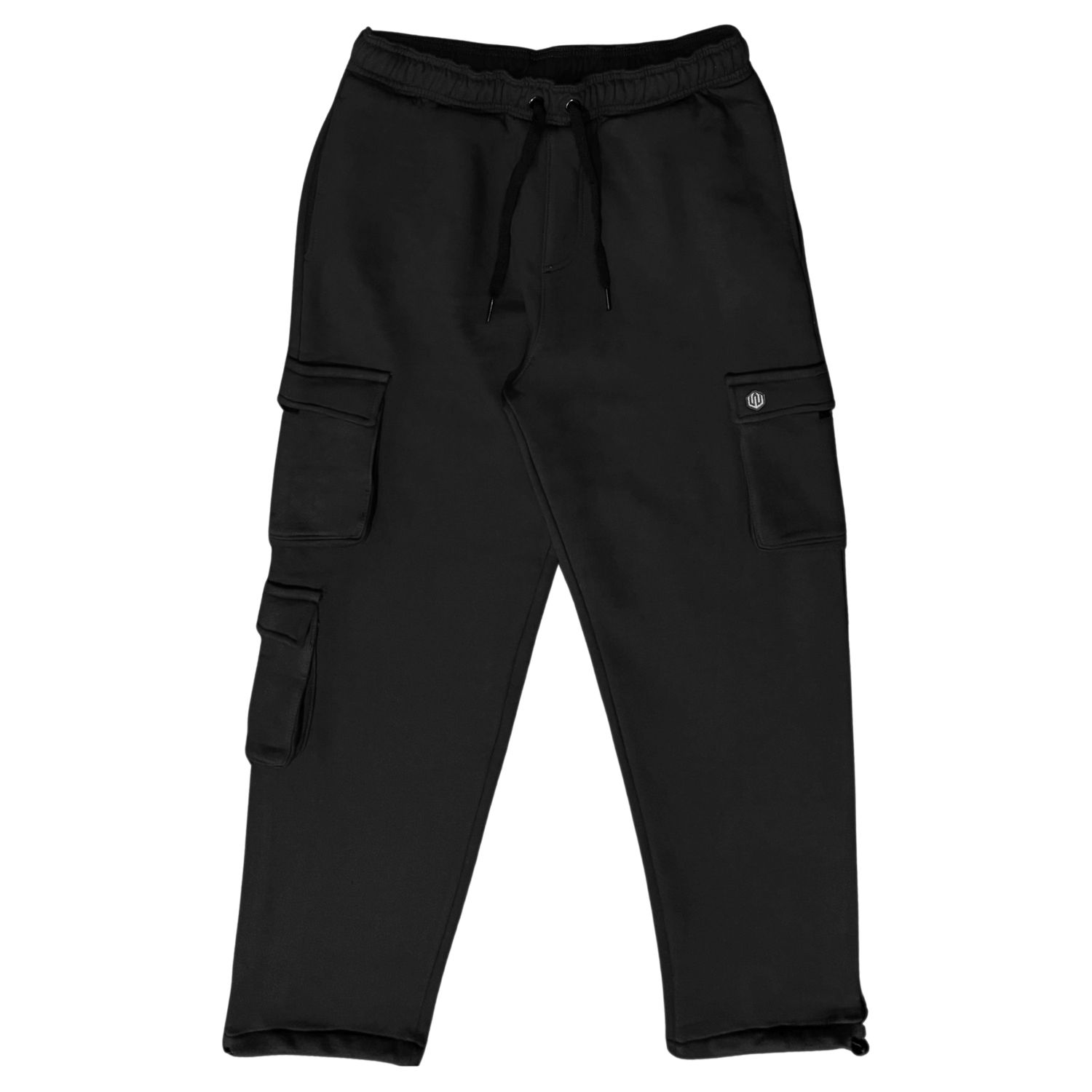 CALÇA CARGO MOLETOM JOHN ROGER - PRETO