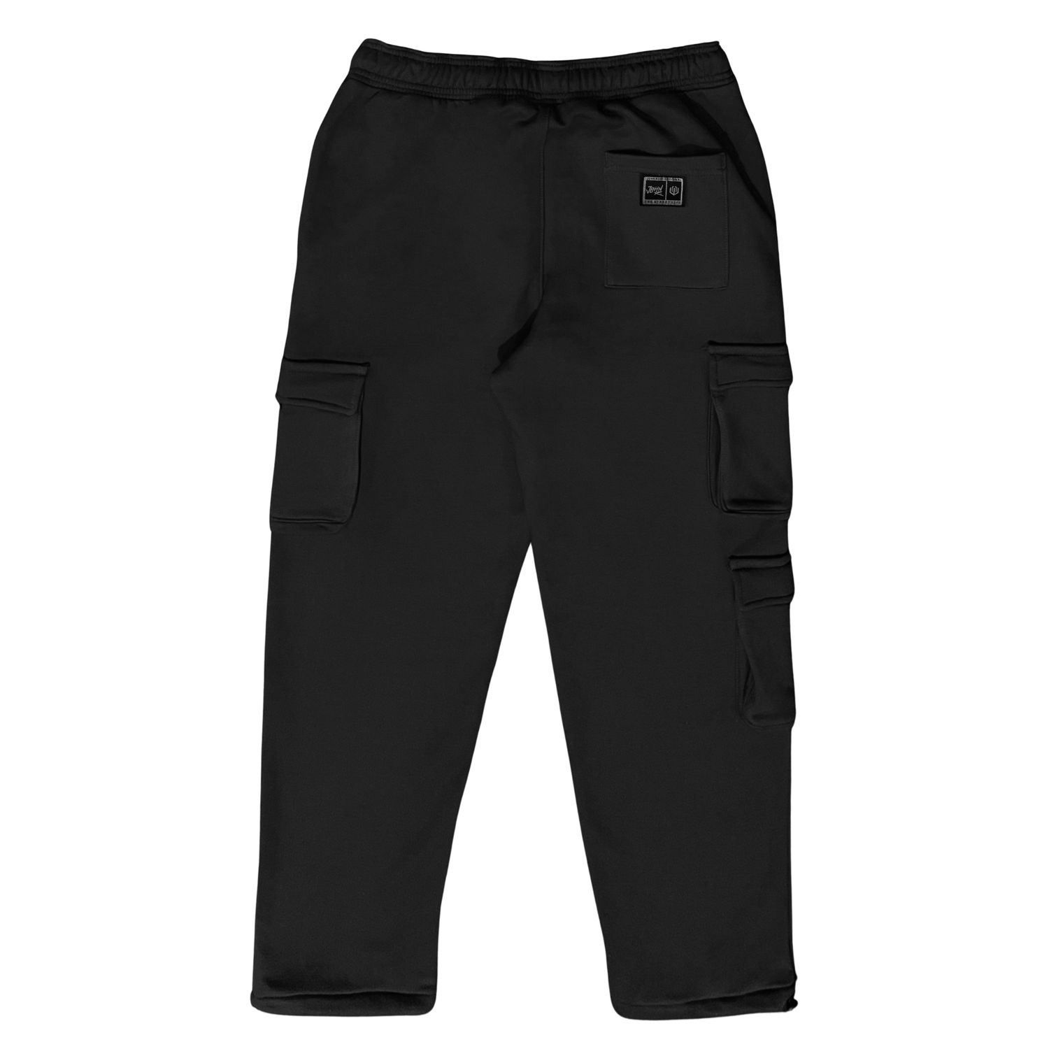 CALÇA CARGO MOLETOM JOHN ROGER - PRETO