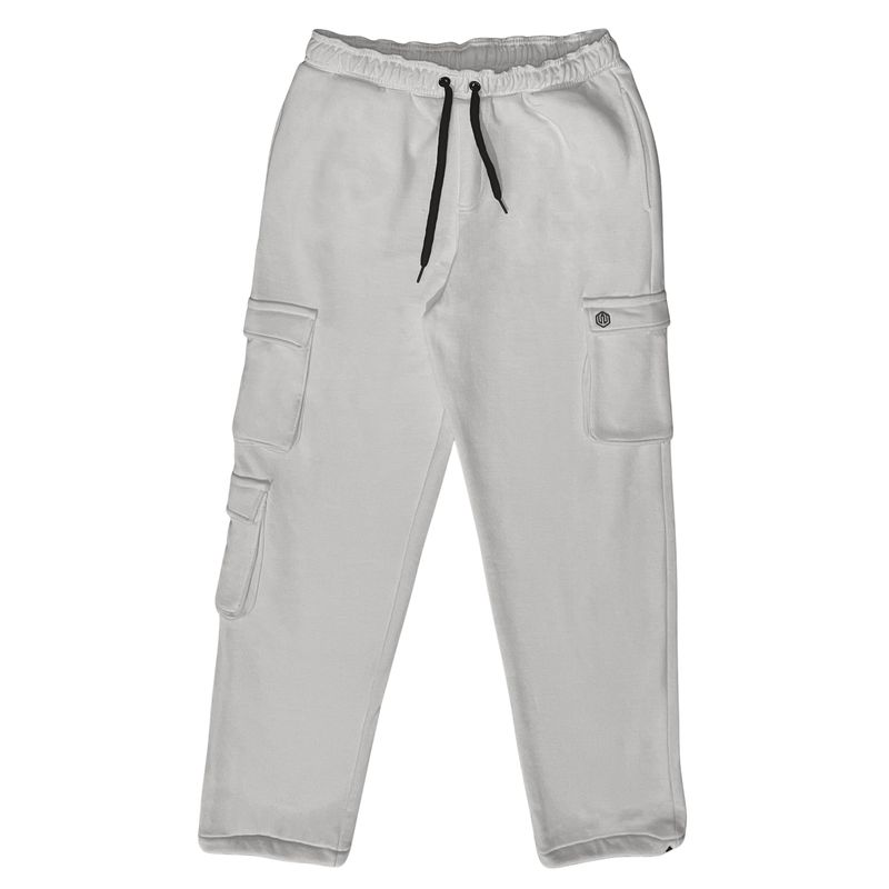 CALÇA CARGO MOLETOM JOHN ROGER - OFF WHITE