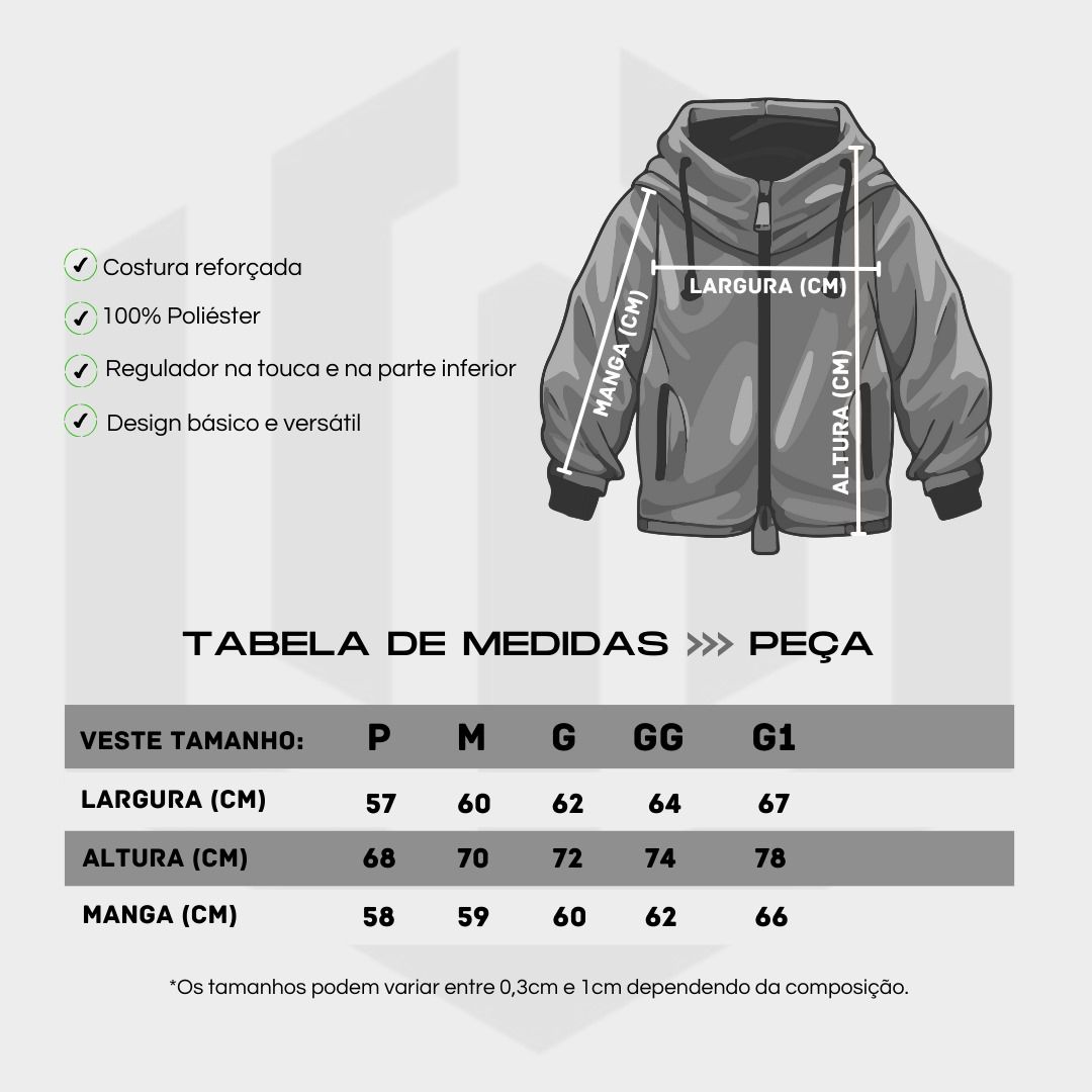 JAQUETA MASCULINA TRAINER JOHN ROGER - PRETO