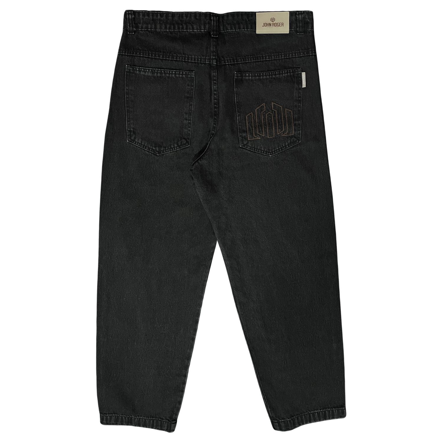 CALÇA STRAIGHT CÓZ JOHN ROGER - BLACK STONED