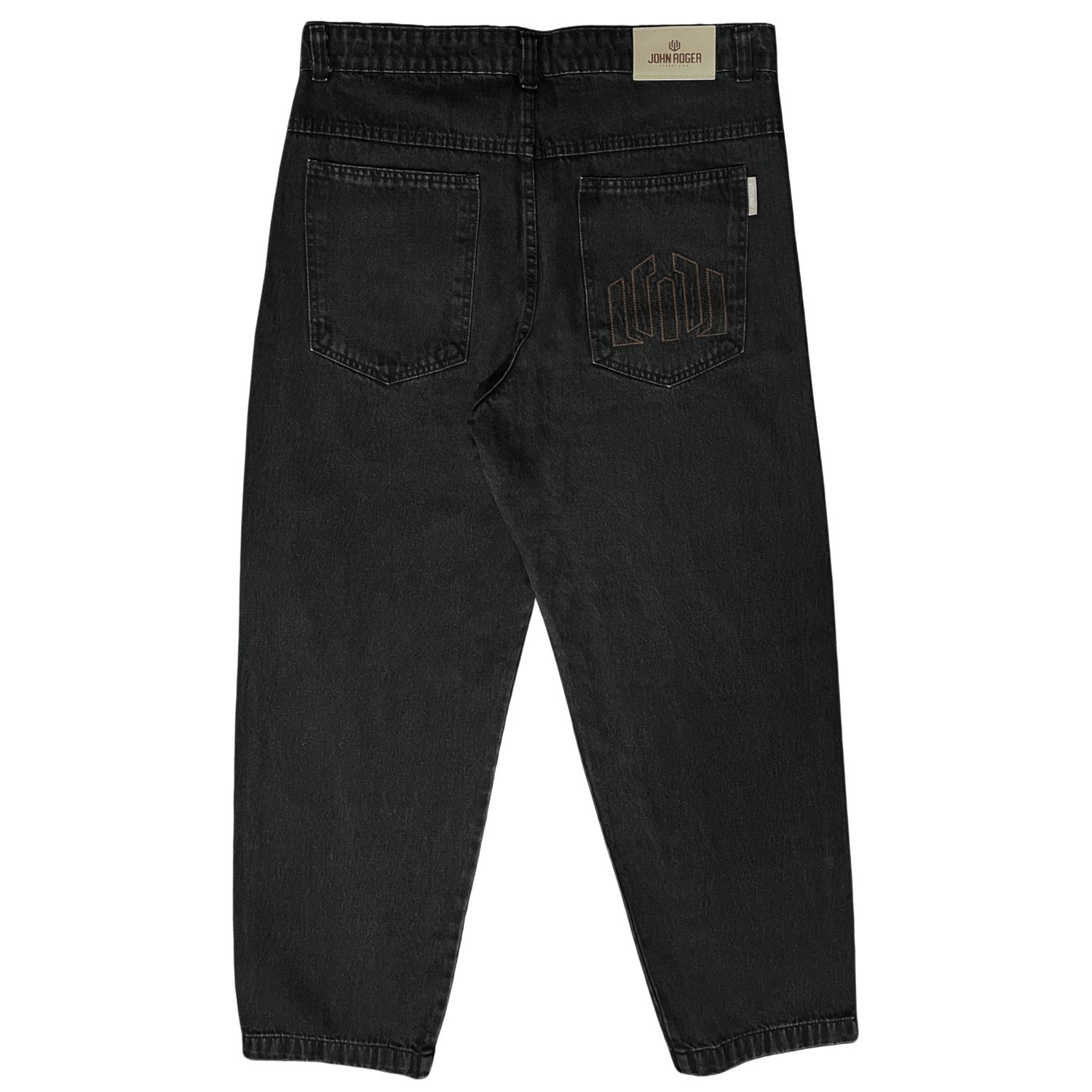 CALÇA STRAIGHT CÓZ JOHN ROGER - BLACK STONED