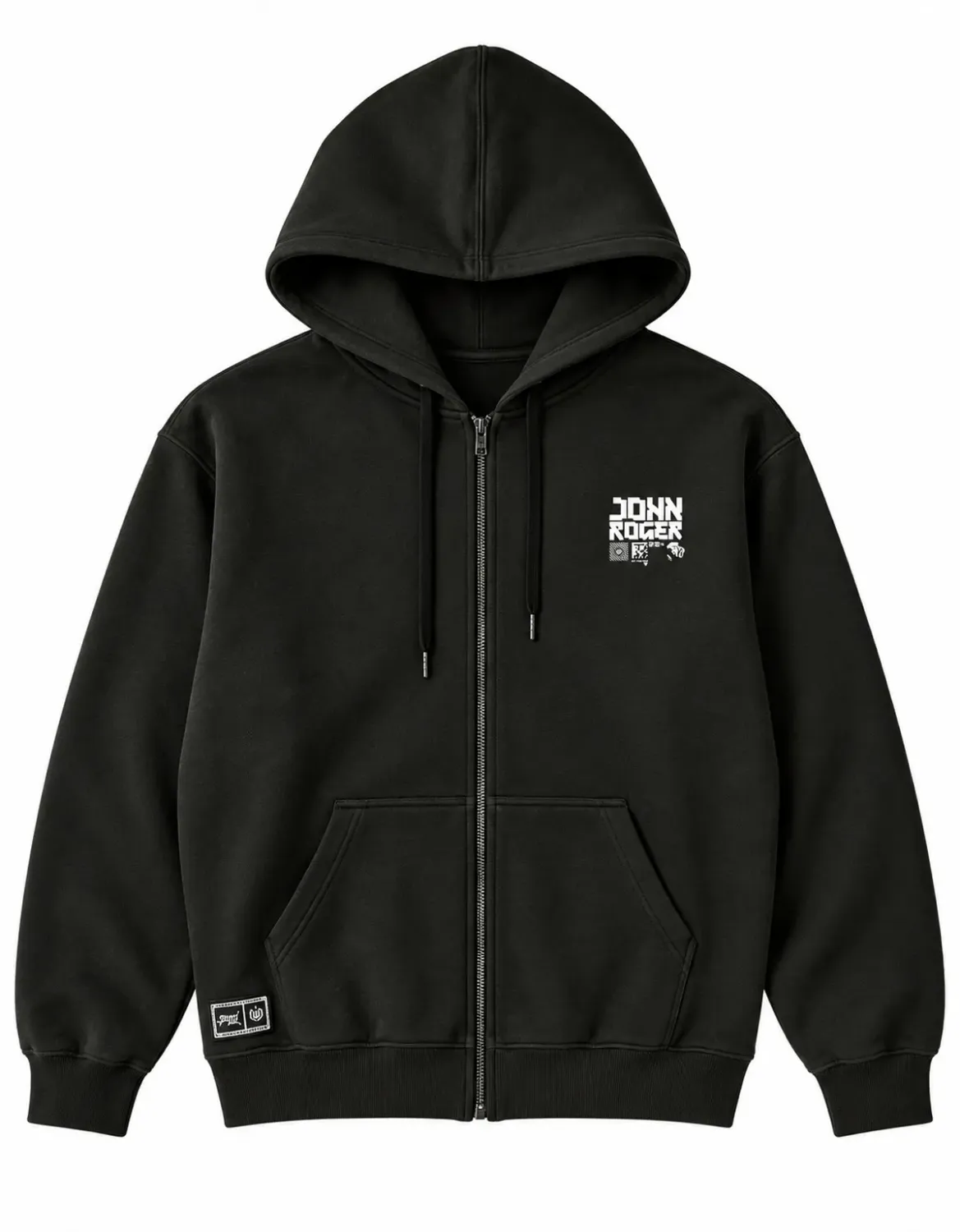 MOLETOM ZÍPER JOHN ROGER CODE - PRETO