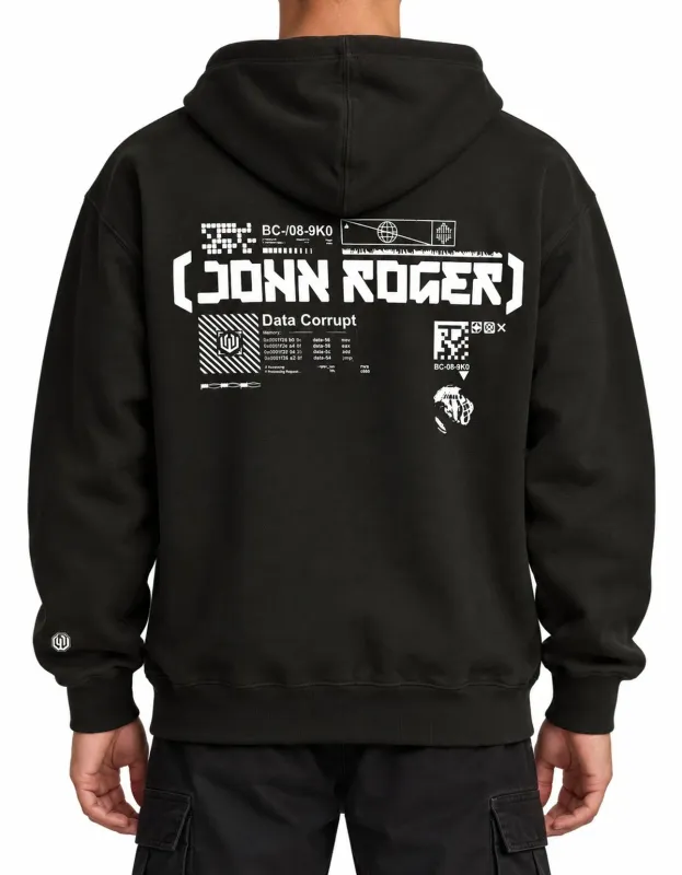 MOLETOM ZÍPER JOHN ROGER CODE - PRETO