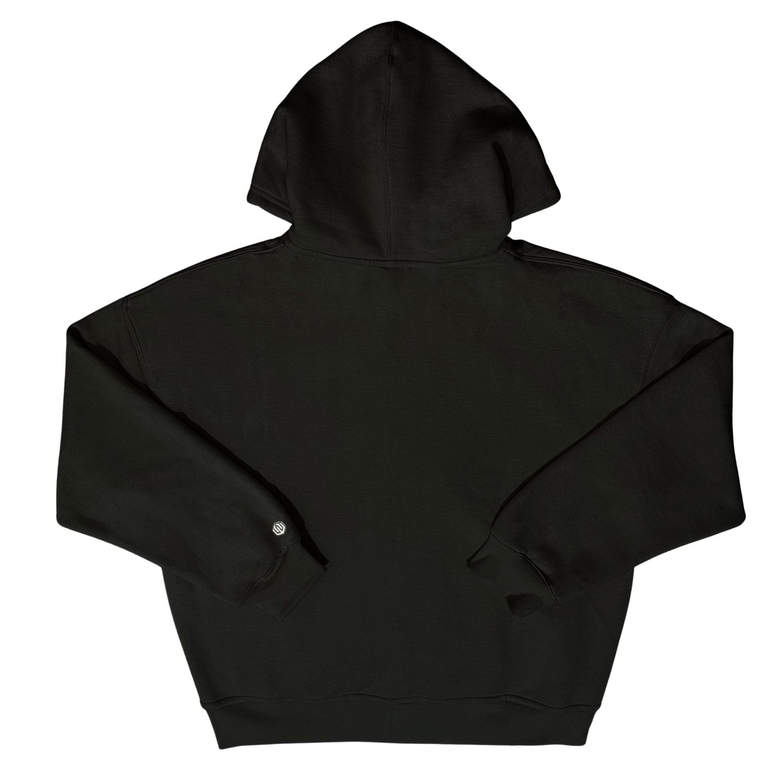 MOLETOM BOXY ZÍPER BORDADO JOHN ROGER - PRETO