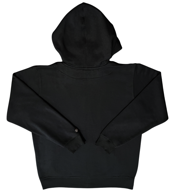 MOLETOM ZÍPER REGULAR BORDADO JOHN ROGER - PRETO