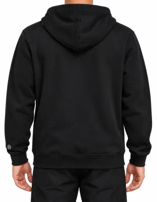 MOLETOM ZÍPER REGULAR BORDADO JOHN ROGER - PRETO