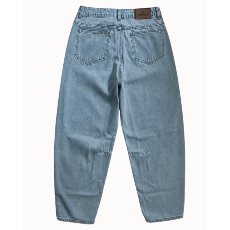 CALÇA FEMININA JEANS BARREL JOHN ROGER - JEANS CLARO