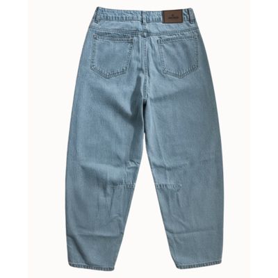 CALÇA FEMININA JEANS BARREL JOHN ROGER - JEANS CLARO