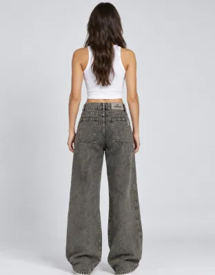 CALÇA FEMININA WIDE LEG JOHN ROGER - BLACK SUJINHO