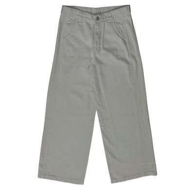 CALÇA FEMININA WIDE LEG SARJA JOHN ROGER - OFF WHITE