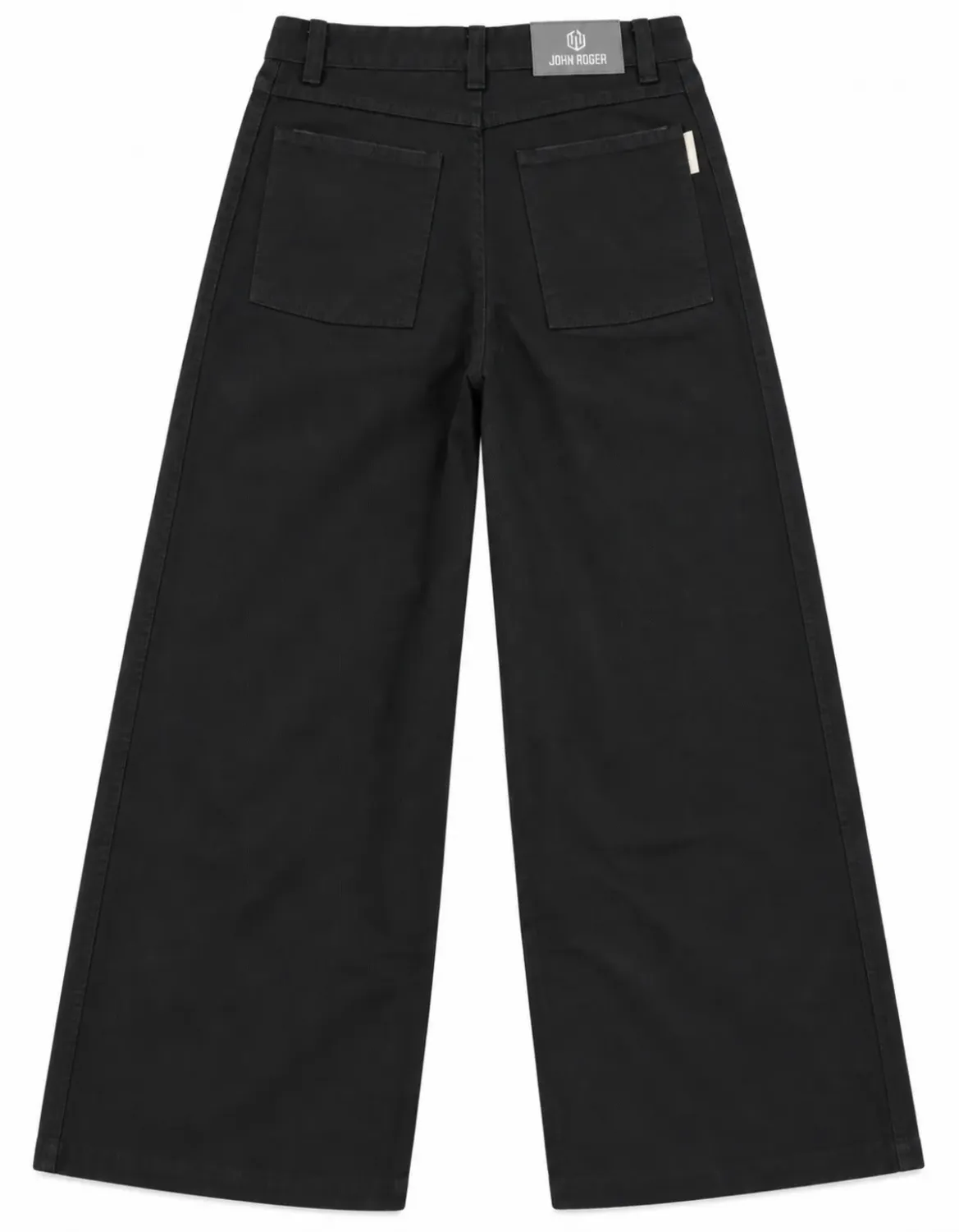 CALÇA FEMININA WIDE LEG JOHN ROGER - BLACK