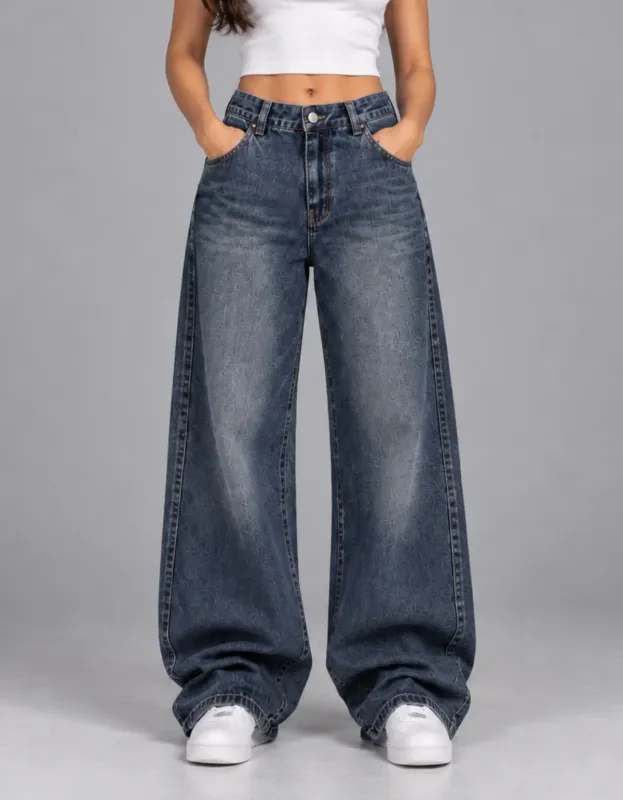 CALÇA FEMININA WIDE LEG JOHN ROGER - USED SUJINHO