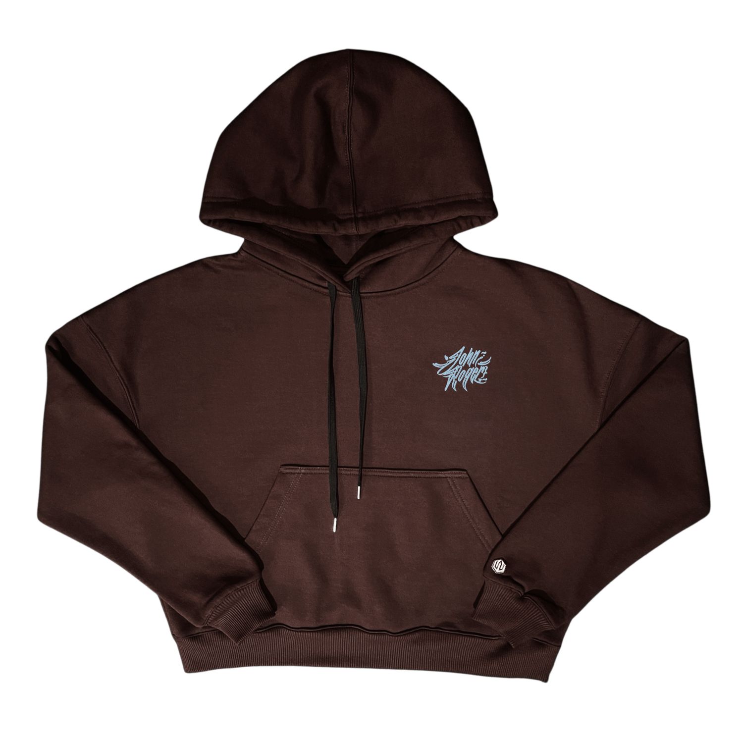 MOLETOM BOXY FEMININO CANGURU JOHN ROGER - MARROM