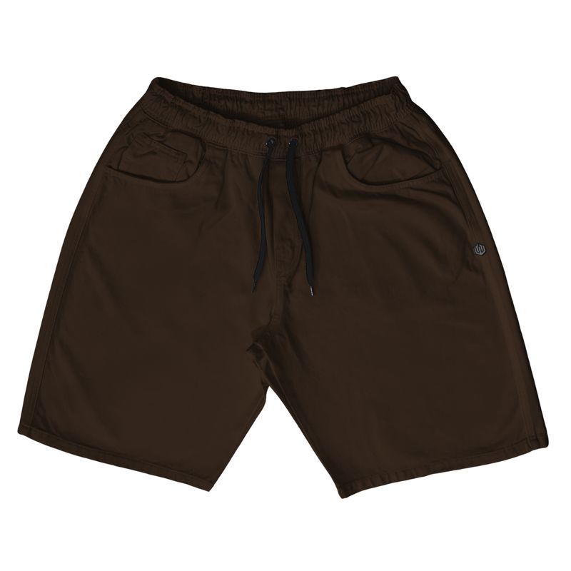 BERMUDA BAGGY SARJA JOHN ROGER - MARROM