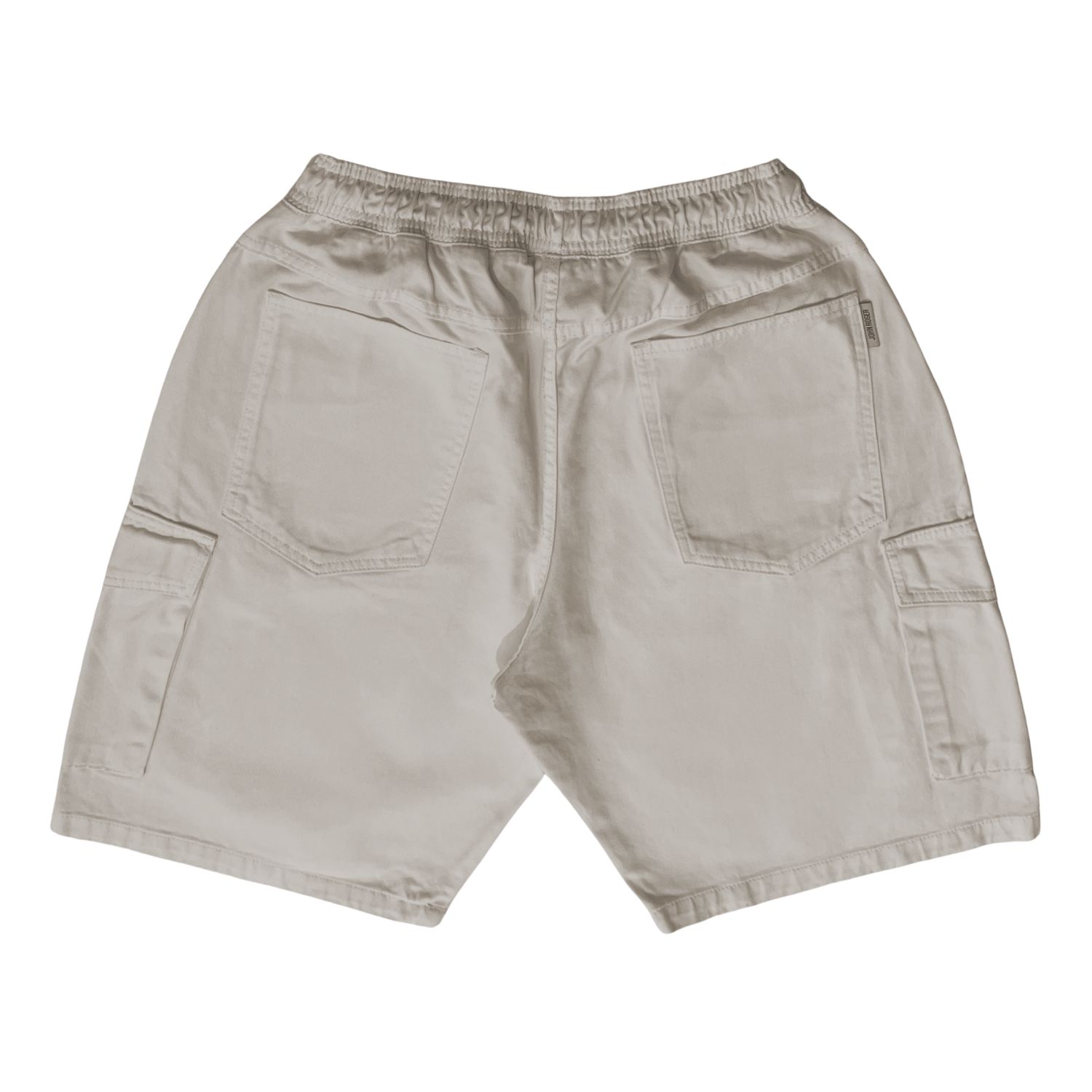 BERMUDA BAGGY CARGO SARJA JOHN ROGER - OFF WHITE