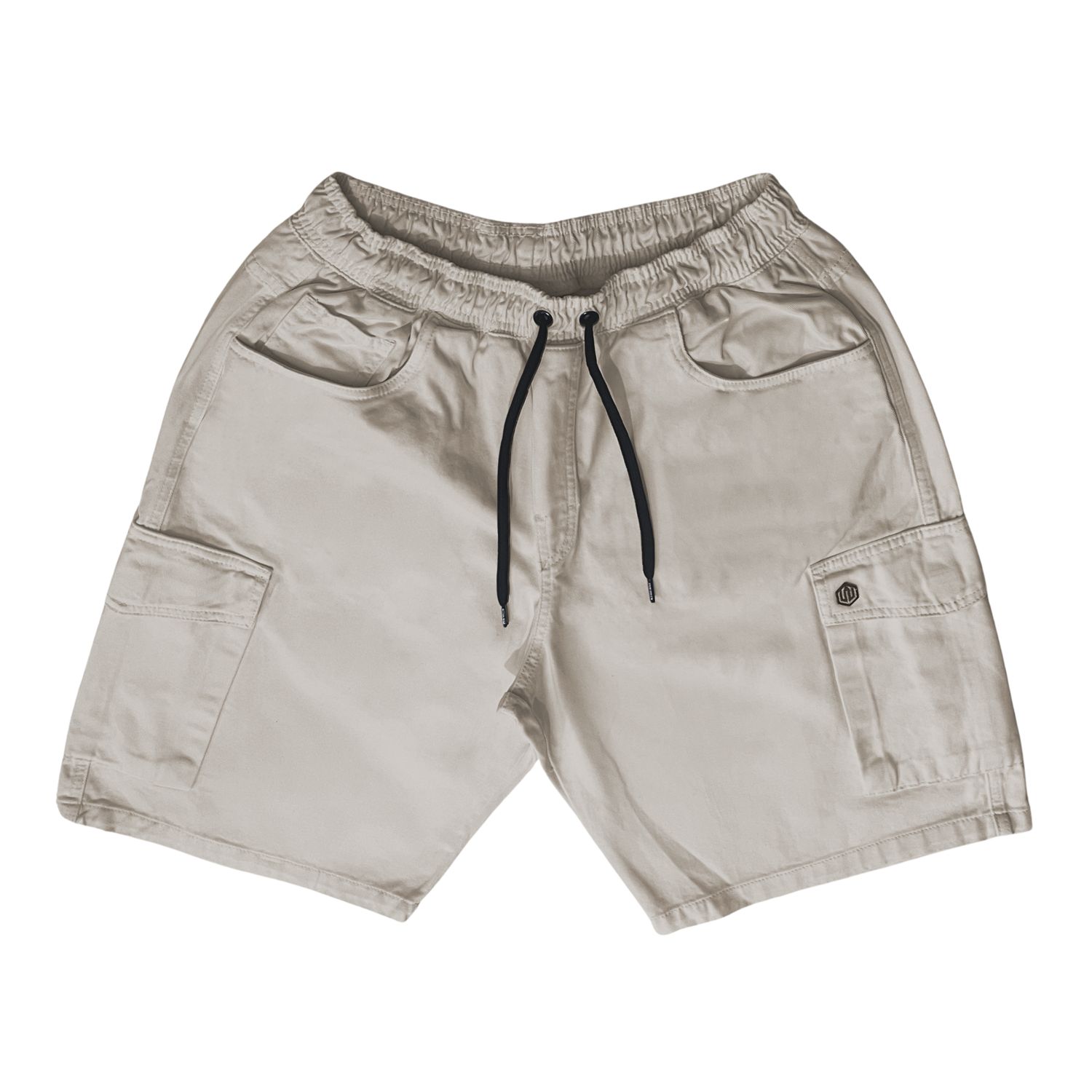 BERMUDA BAGGY CARGO SARJA JOHN ROGER - OFF WHITE